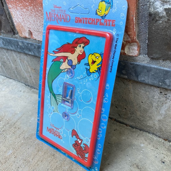 THE LITTLE MERMAID Vintage Switch Plate NWT